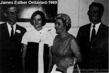 J\ames Esther ordained in 1969 Pastor Second Reformed Church New Brunswick New Jersey