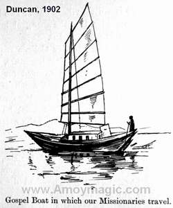 Gospel Boat in Amoy (Annie Duncan 1902 Chinchew City of Springs) 