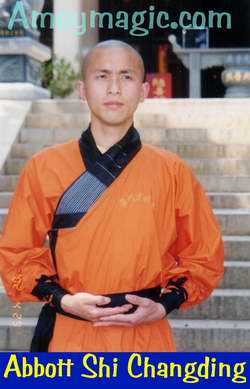 Abbott Shi Changding--only 30 years old!  Southern Shaolin Temple, Quanzhou, Fujian Province, China