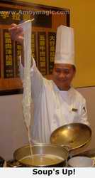Master magician of pasta at Millennium Harbourview Hotel Xiamen